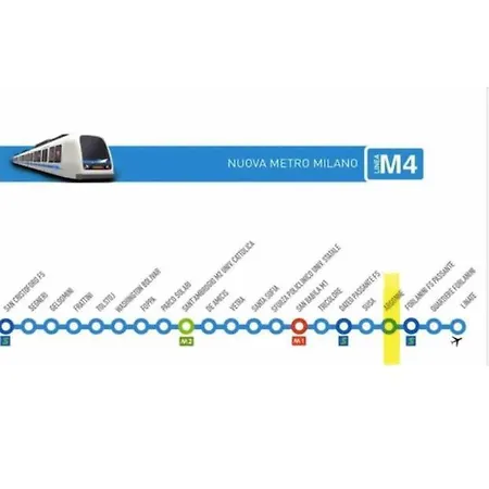 Citta Studi-moderno Bilocale-metro 4-duomo Linate * Milán